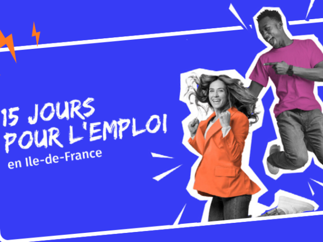 Visuel 15 jours pour l’emploi en Ile‑de‑France