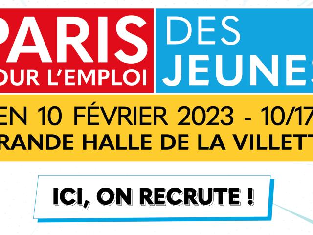 Visuel salon Paris emploi jeunes