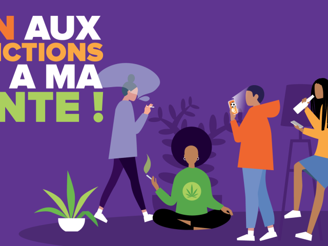 Visuel programme Non aux addictions, Oui à ma santé