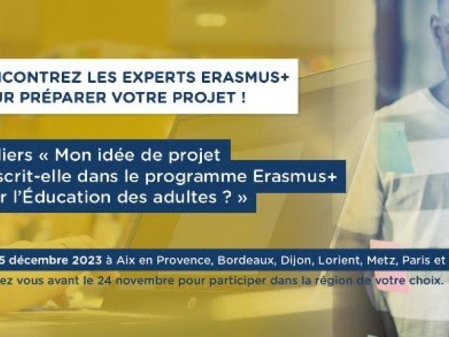Visuel atelier Erasmus+