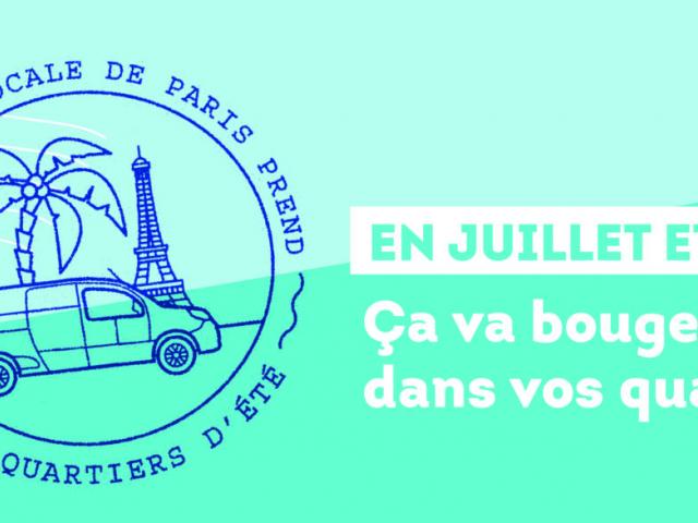 Logo Quartier d'été mission locale de Paris