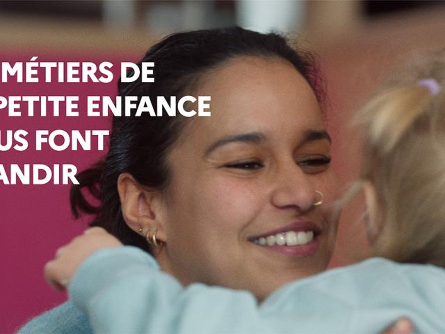 Visuel campagne métiers petite enfance