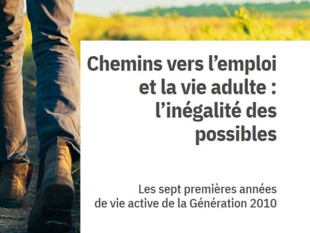 Couverture enquête generation Céreq