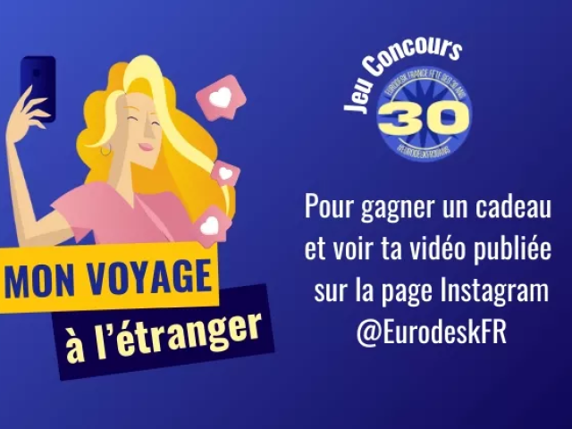 Visuel concours « Mon voyage à l'étranger »