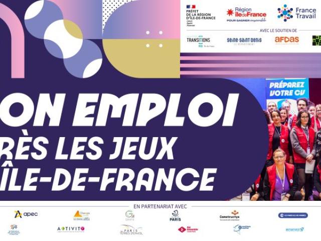 Visuel forum Mon emploi après les Jeux en Ile-de-France