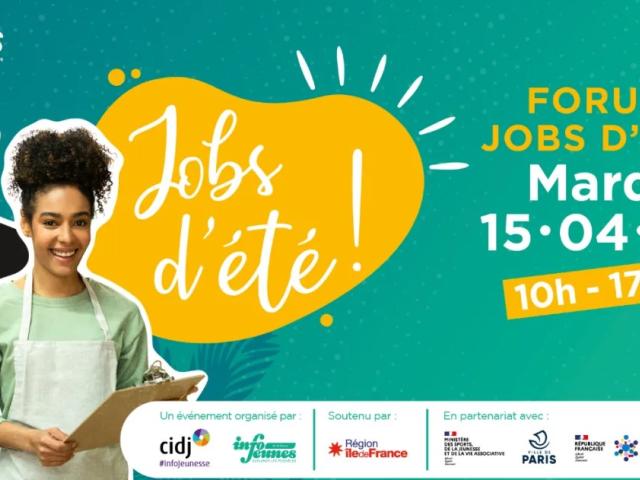 Visuel Forum Jobs d’été du CIDJ