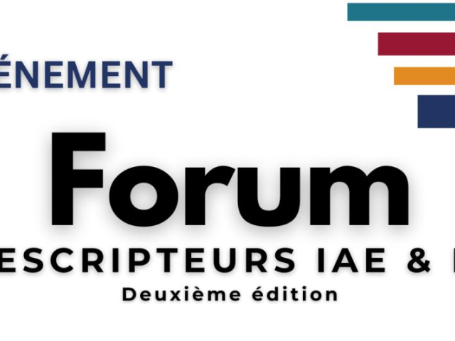Visuel Forum Prescripteurs 2024 IAE & EA
