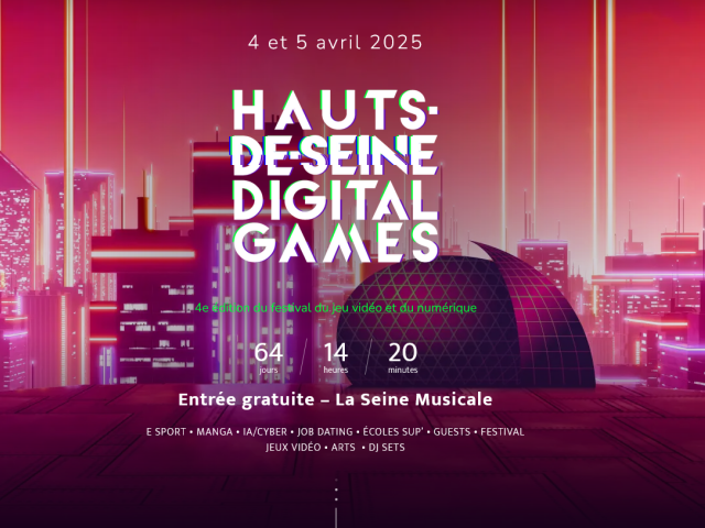 Visuel Festival Hauts-de-Seine Digital Games