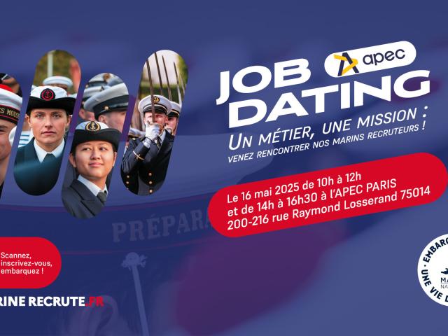 Visuel job dating Marine nationale