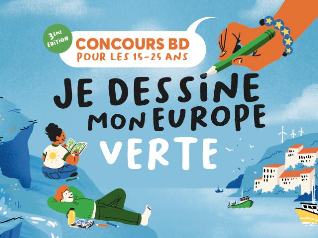 Visuel Concours BD Je dessine mon Europe verte