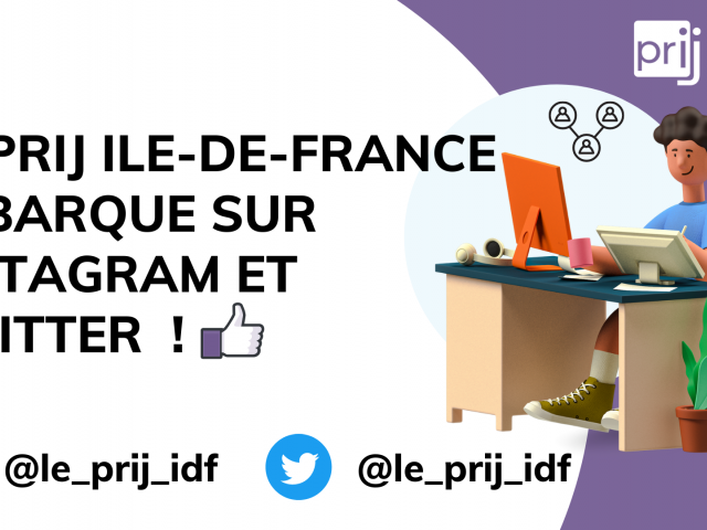 Visuel de promotion des réseaux sociaux du Prij