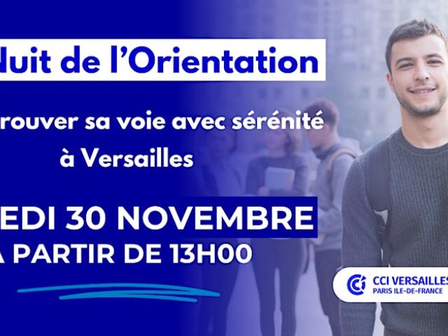 Visuel Nuit de l'Orientation de la CCI Versailles-Yvelines