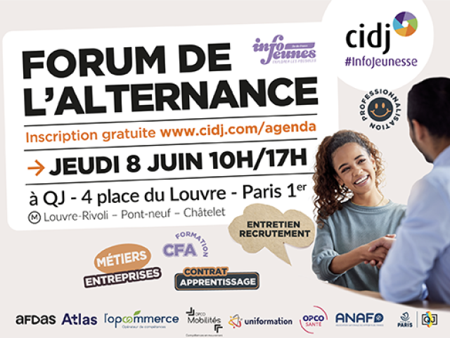 Visuel forum alternance CIDJ