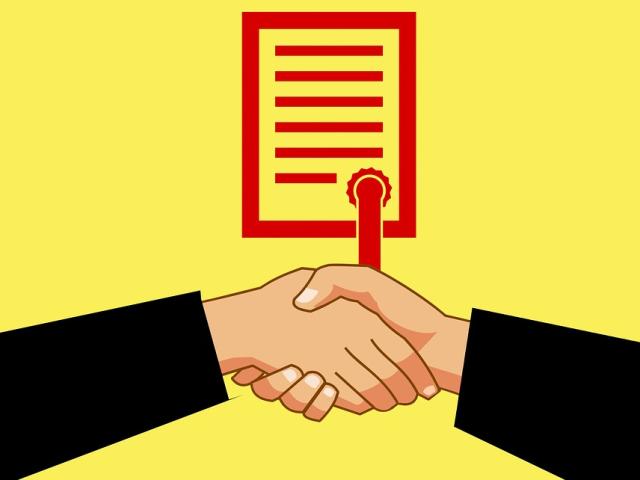 Visuel contrat/ partenariat