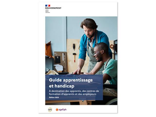 Couverture guide apprentissage et handicap