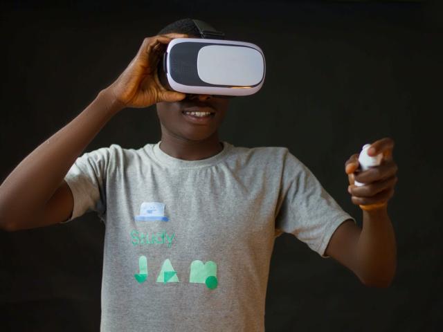 Photo casque réalité virtuelle