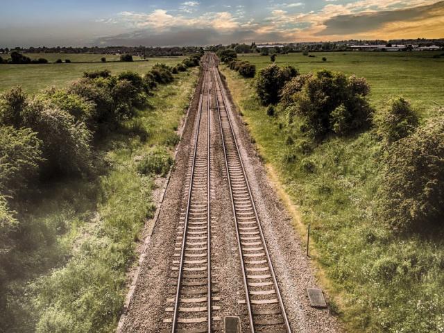 Photo voie ferroviaire