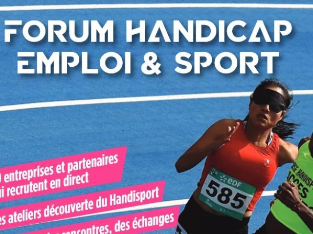 Visuel forum handicap emploi et sport