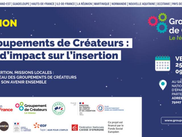 Visuel événèment Groupements de Créateurs