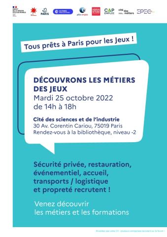 Affiche Tous prêts à Paris pour les Jeux