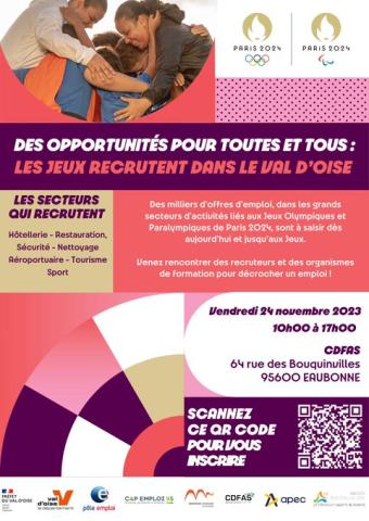 Affiche Les Jeux recrutent