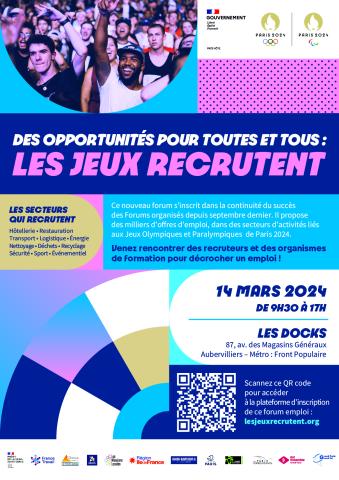 Affiche les Jeux recrutent