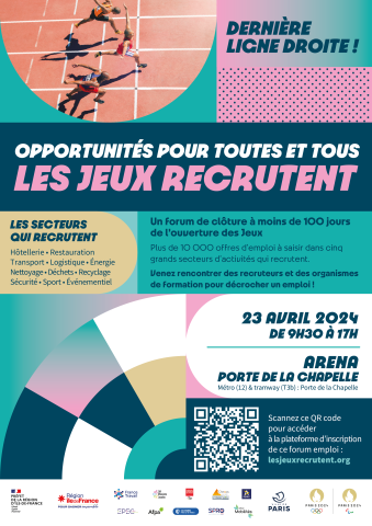 Affiche Les Jeux recrutent