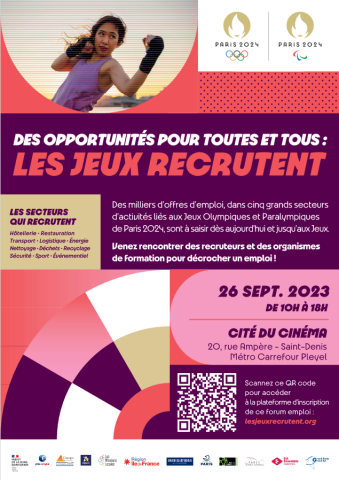 Affiche Les Jeux recrutent