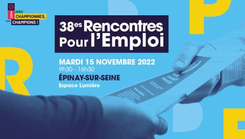 Visuel rencontres emploi Plaine commune