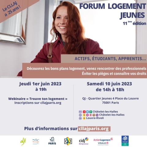 Affiche forum logement jeunes