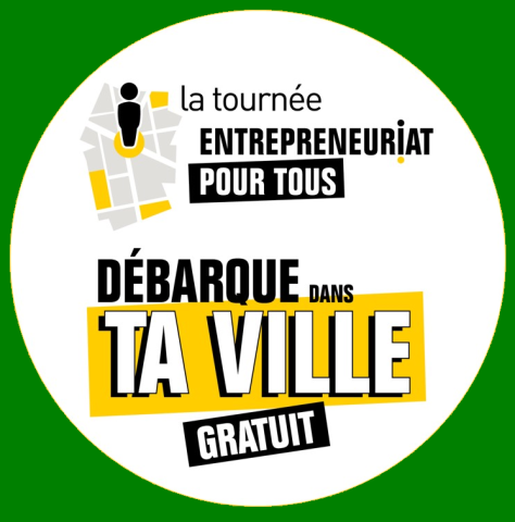 Visuel tournée entrepneuriat pour tous