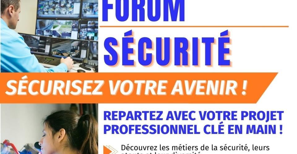 Visuel forum métiers de la sécurité