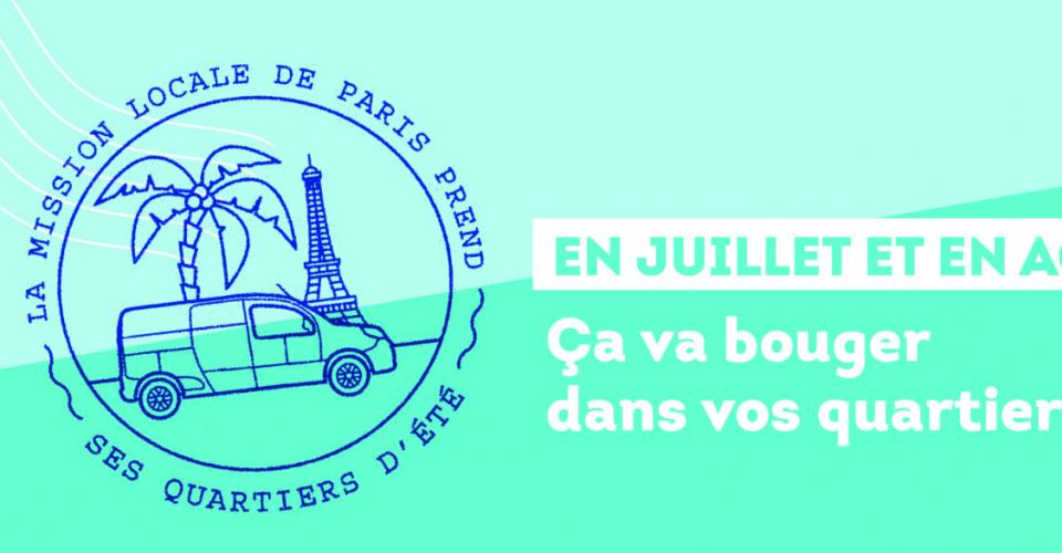 Logo Quartier d'été mission locale de Paris