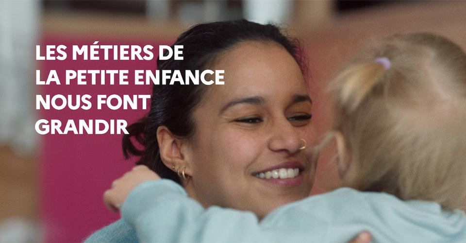 Visuel campagne métiers petite enfance