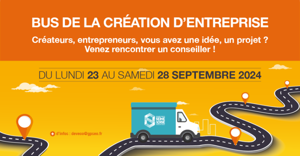 Visuel Bus de la création d'entreprise