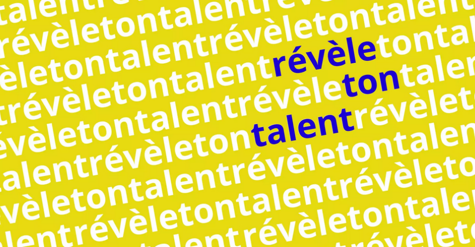 Visuel concours Révèle ton talent