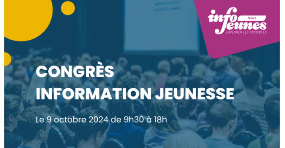 Visuel congrès de l’Information Jeunesse