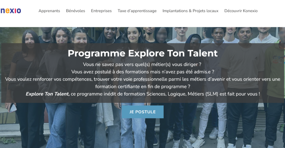 Visuel Explore ton talent