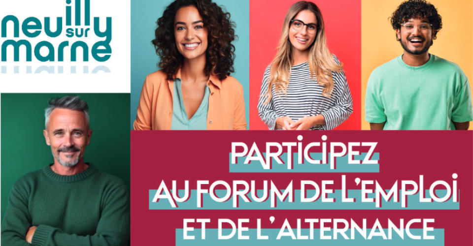 Visuel forum emploi alternance Neuilly sur Marne
