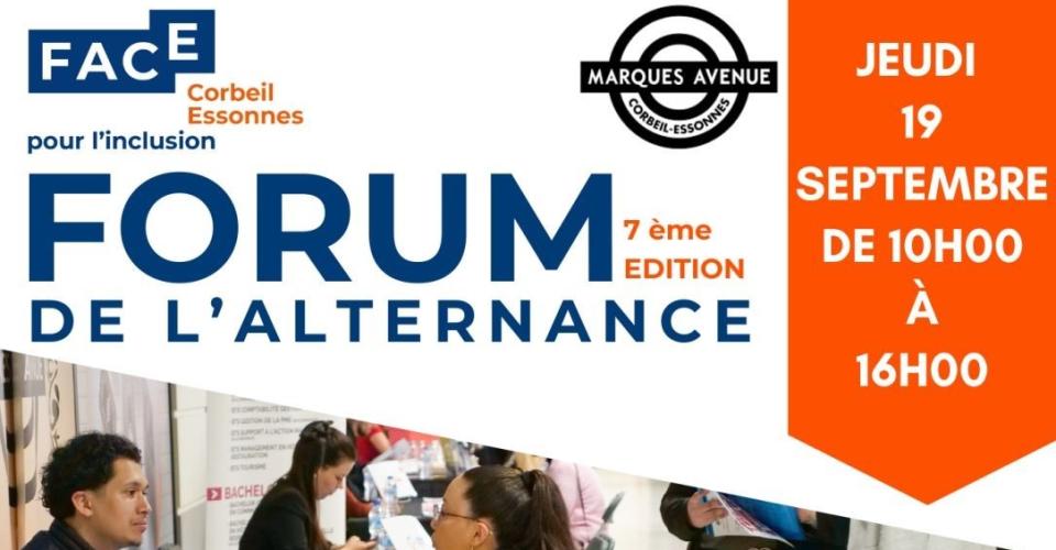Visuel Forum de l’alternance Face Corbeil-Essonnes