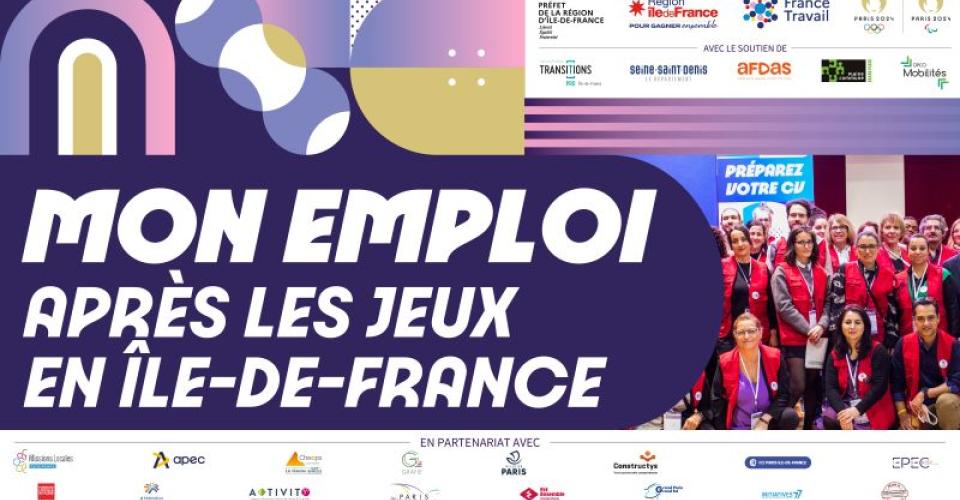 Visuel forum Mon emploi après les Jeux en Ile-de-France