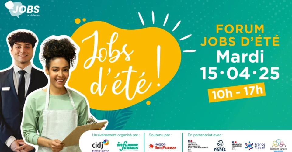 Visuel Forum Jobs d’été du CIDJ