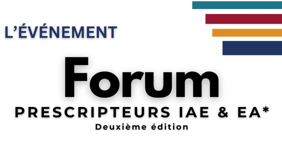 Visuel Forum Prescripteurs 2024 IAE & EA