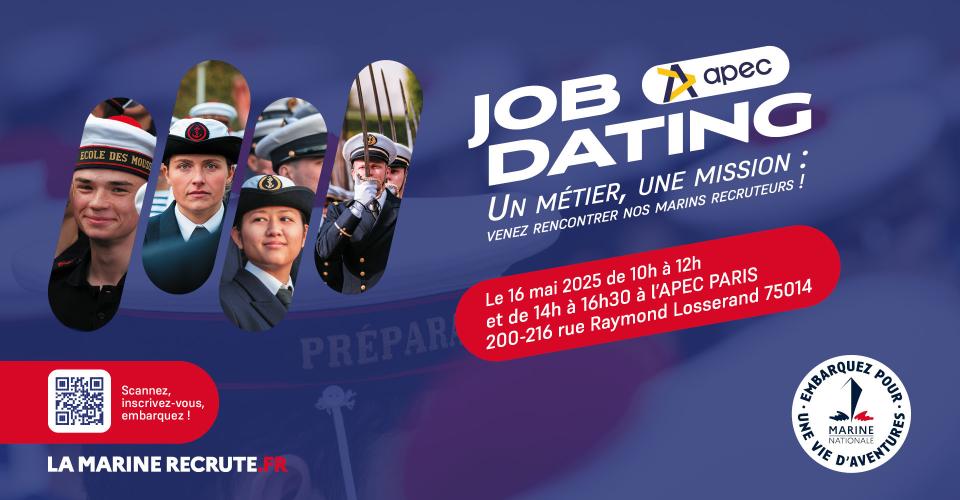 Visuel job dating Marine nationale