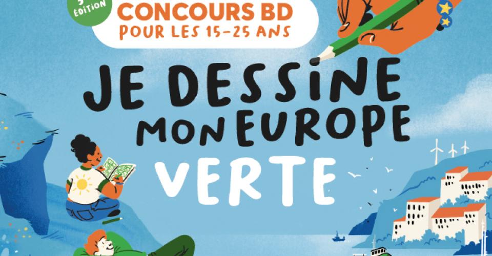 Visuel Concours BD Je dessine mon Europe verte