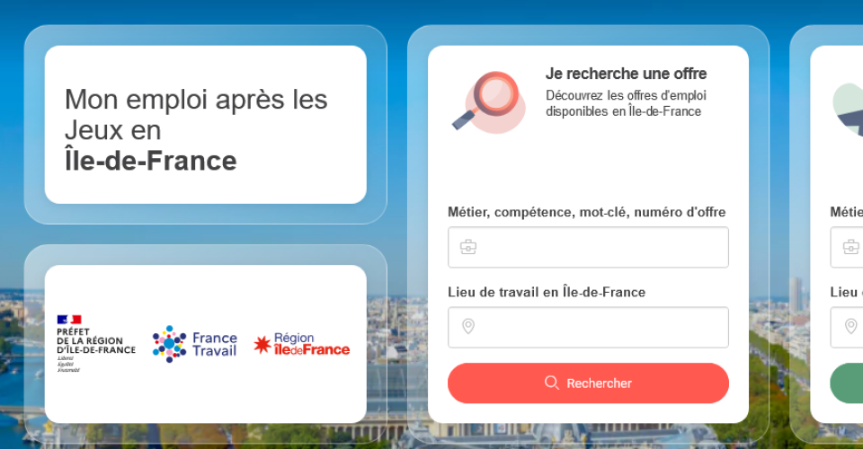 Visuel plateforme « Mon emploi en Ile-de-France après les Jeux »