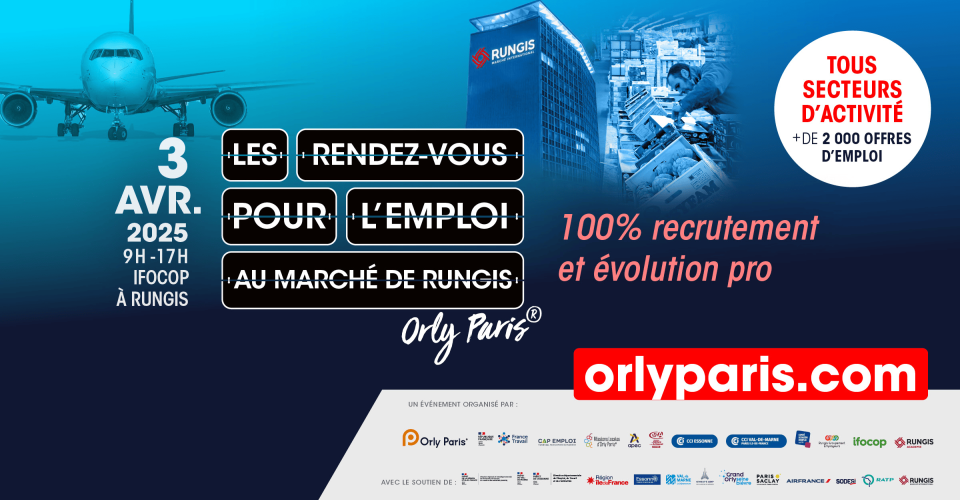 Visuel Rendez-Vous pour l’emploi by Orly Paris®