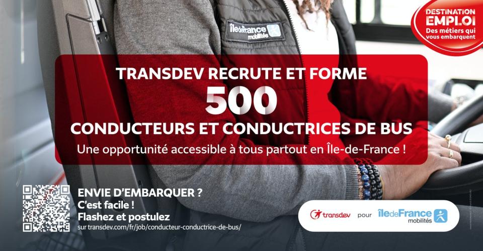 Transdev Recrute Et Forme 500 Conducteurs Et Conductrices De Bus Et ...