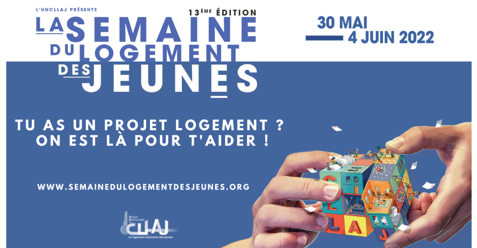 Affiche semaine logement jeunes 2022