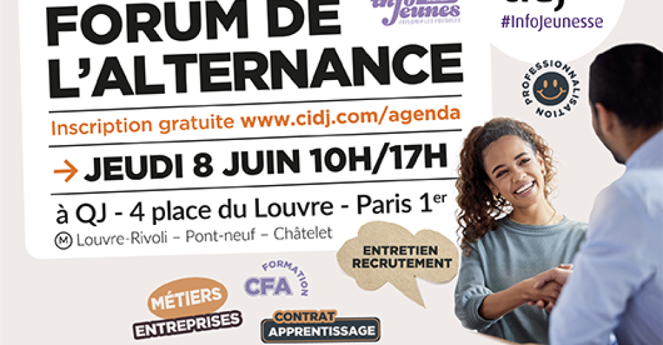 Visuel forum alternance CIDJ